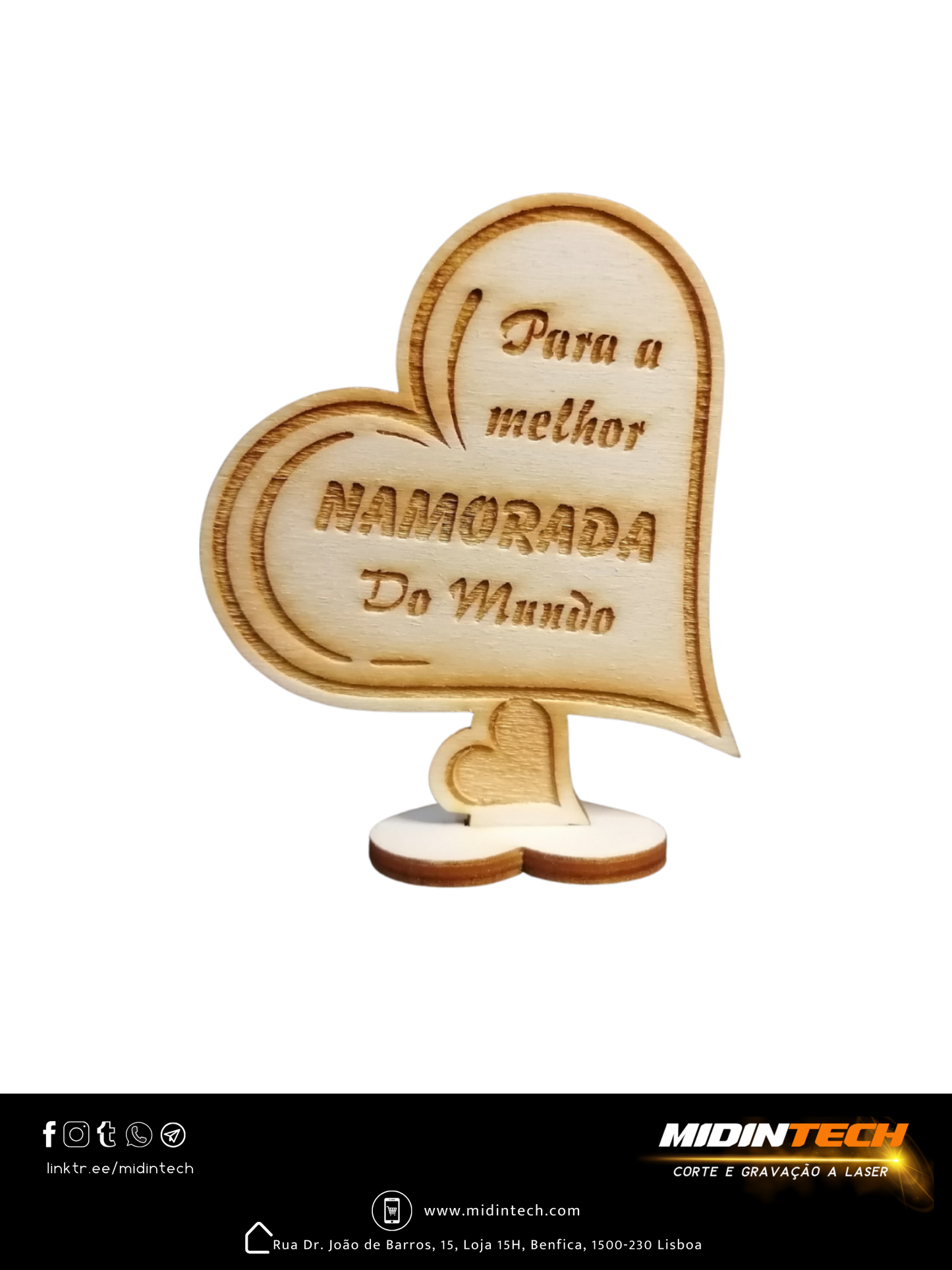 1001 | Alusivo Coração Namorada #Amor-4