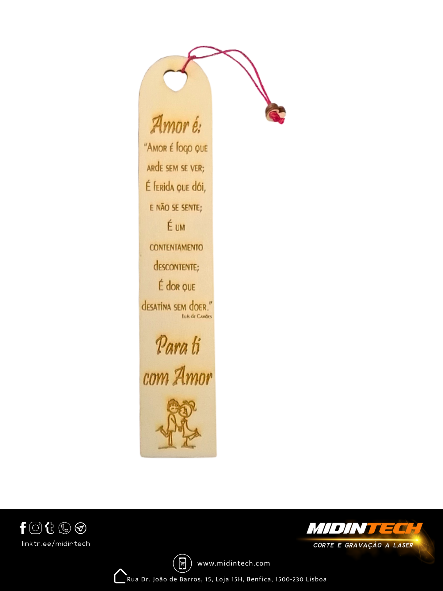 1051 | Placa Marcador Livro #Amor-1