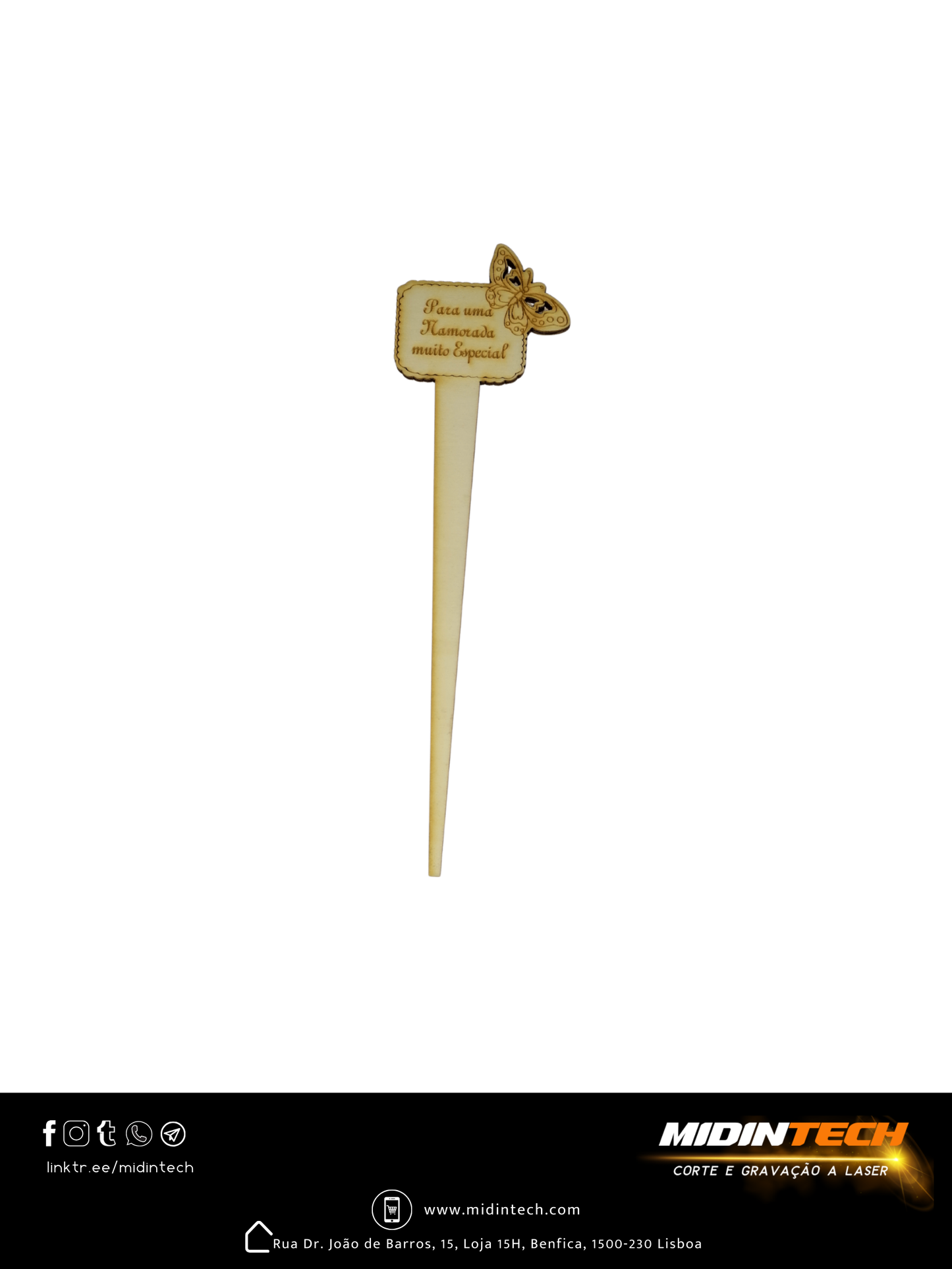 1303 | Topo Pequeno em Madeira #Amor-1