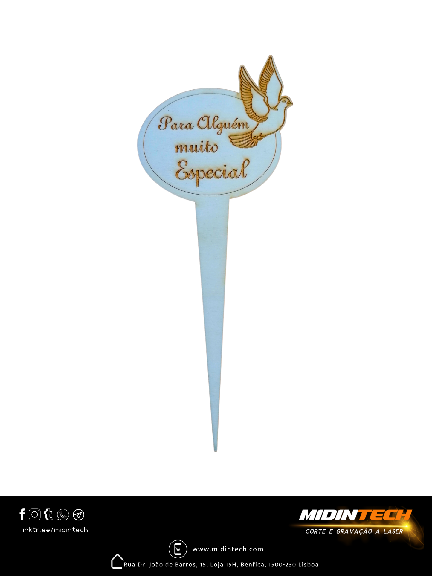 1308 | Topo Médio em Madeira #Amor-1