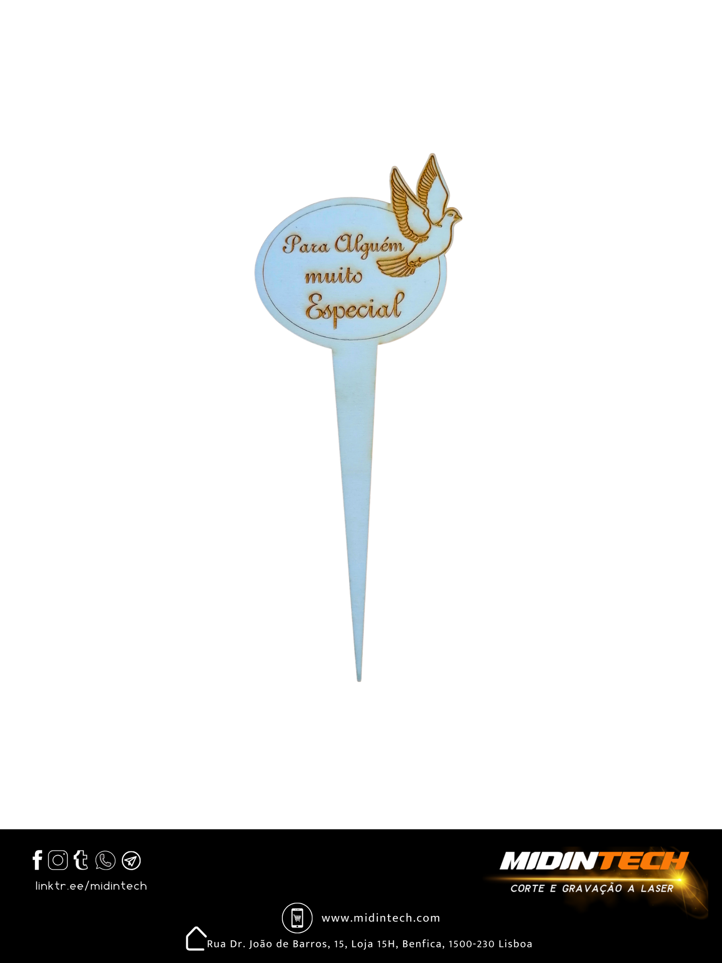 1309 | Topo Pequeno em Madeira #Amor-1