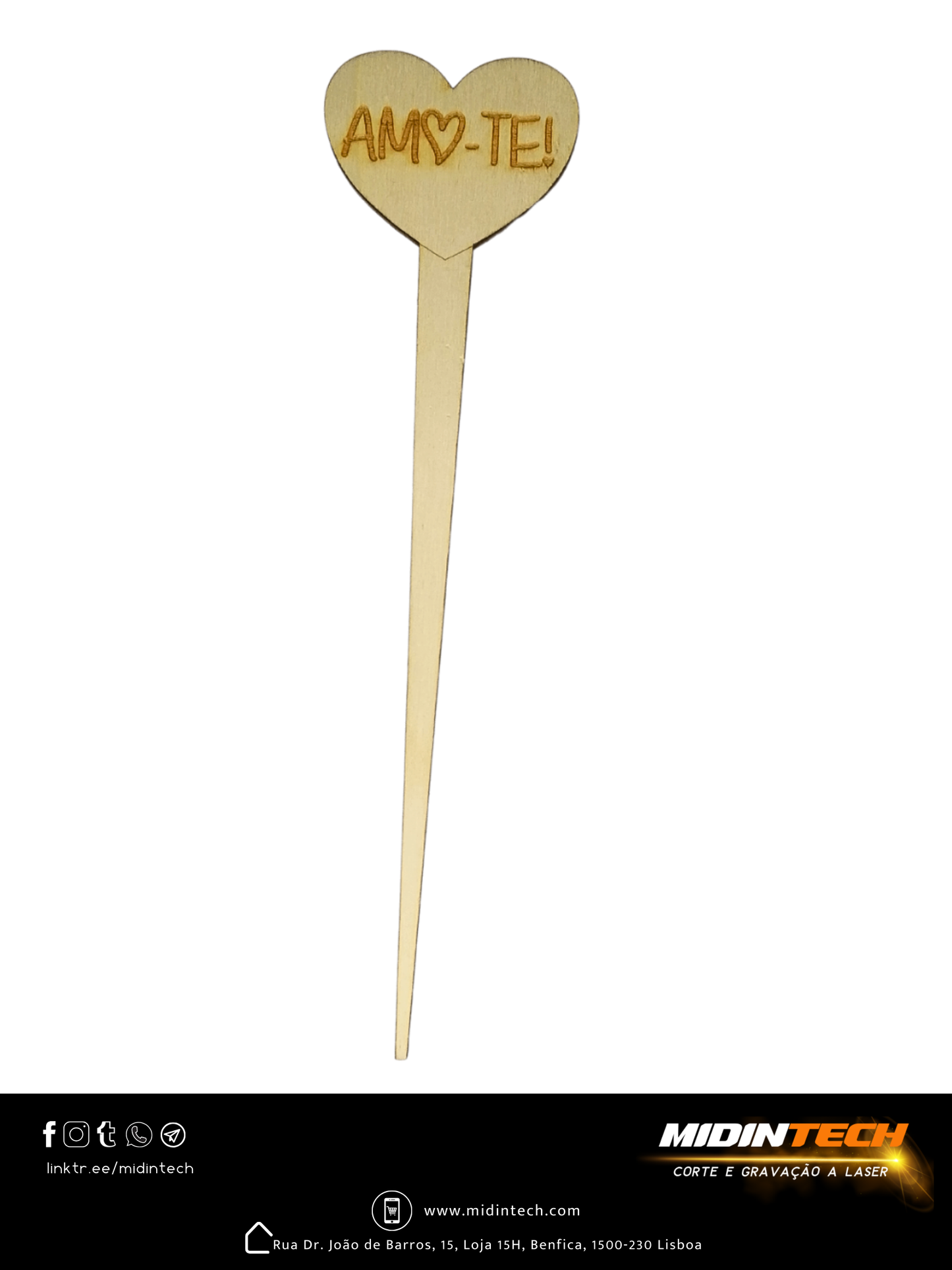 1313 | Topo Grande em Madeira #Amor-1