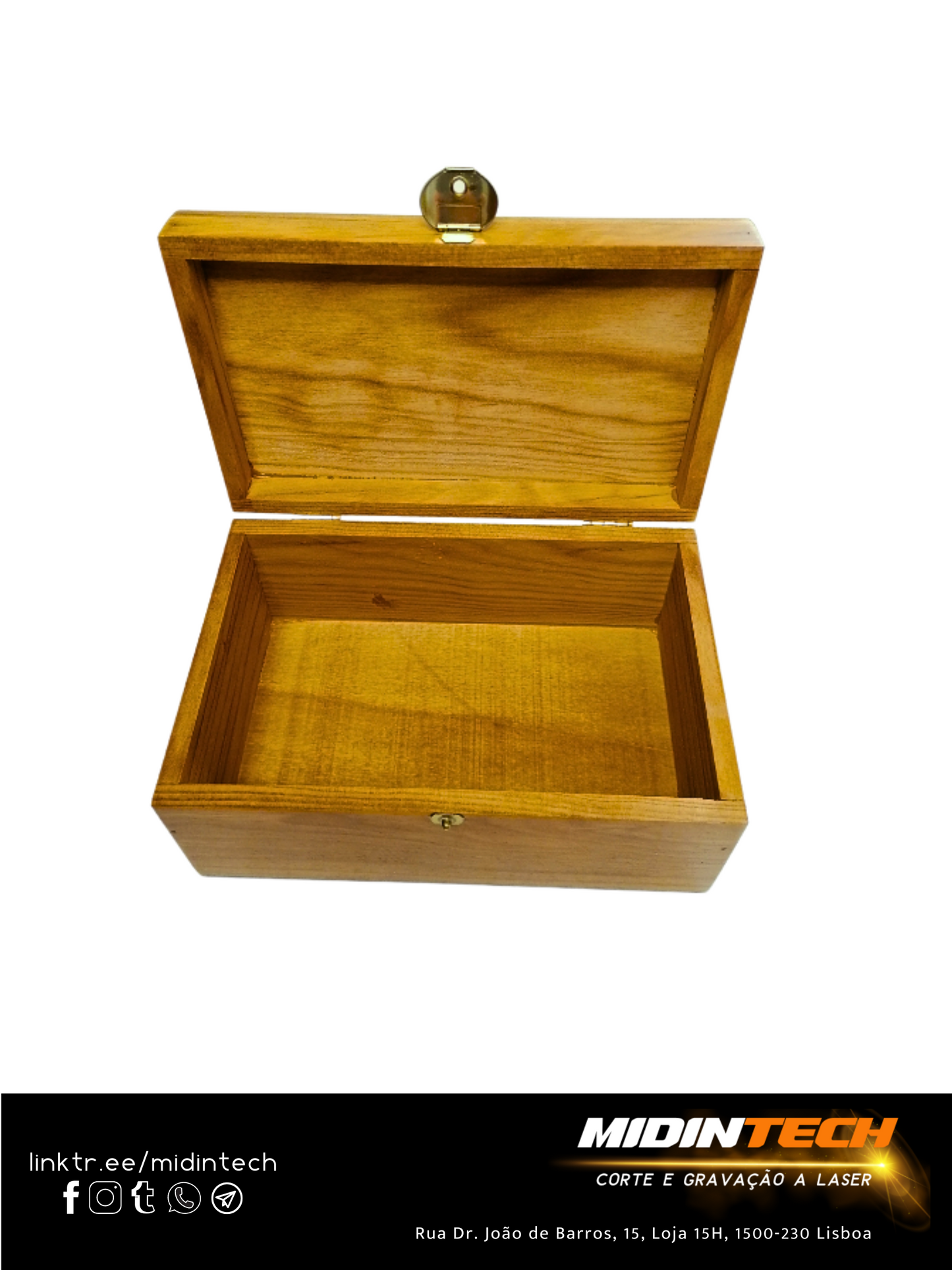 2104 | Caixa Baú Nº3 Escuro #Mãe-2