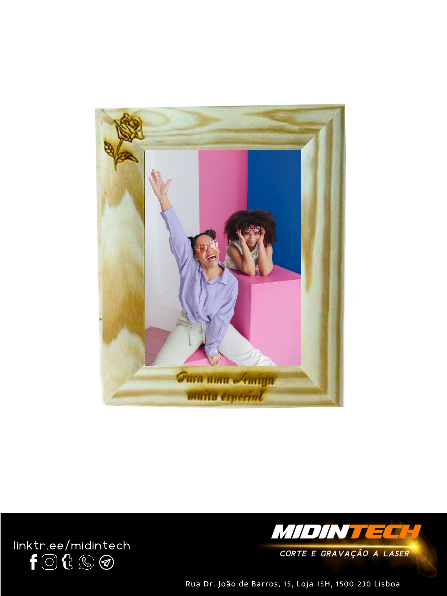 5013 | Moldura Lisa 10x15 Clara #amiga-1