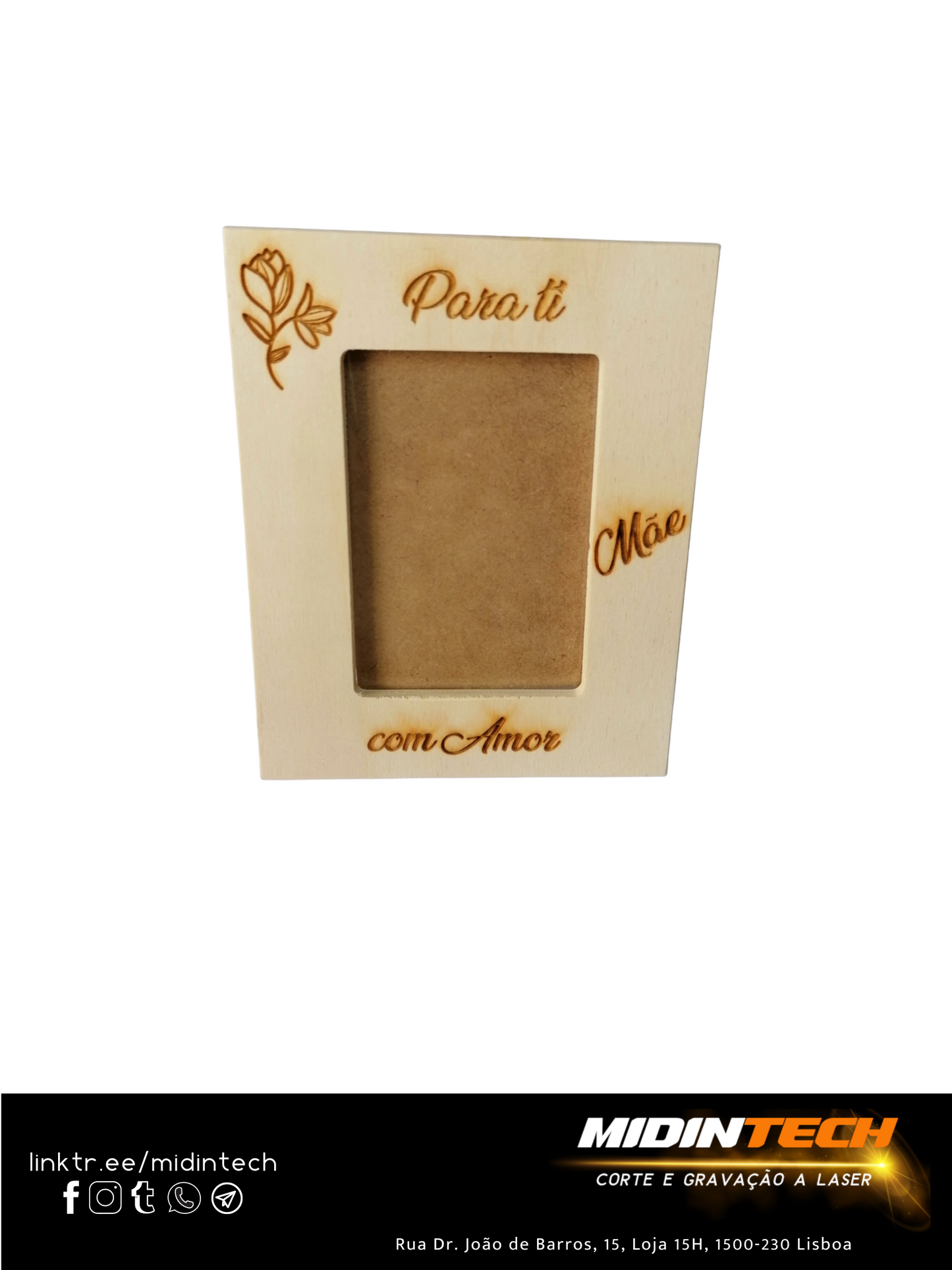 5051 | Moldura Simples Aba Larga #Mãe-1