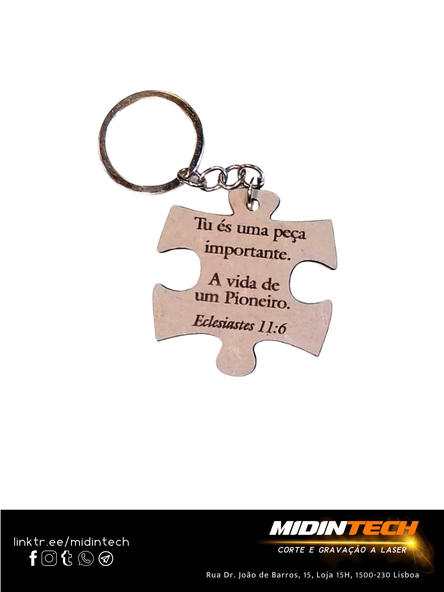 JW6021 | Porta-Chaves Puzzle em MDF #congregação-1