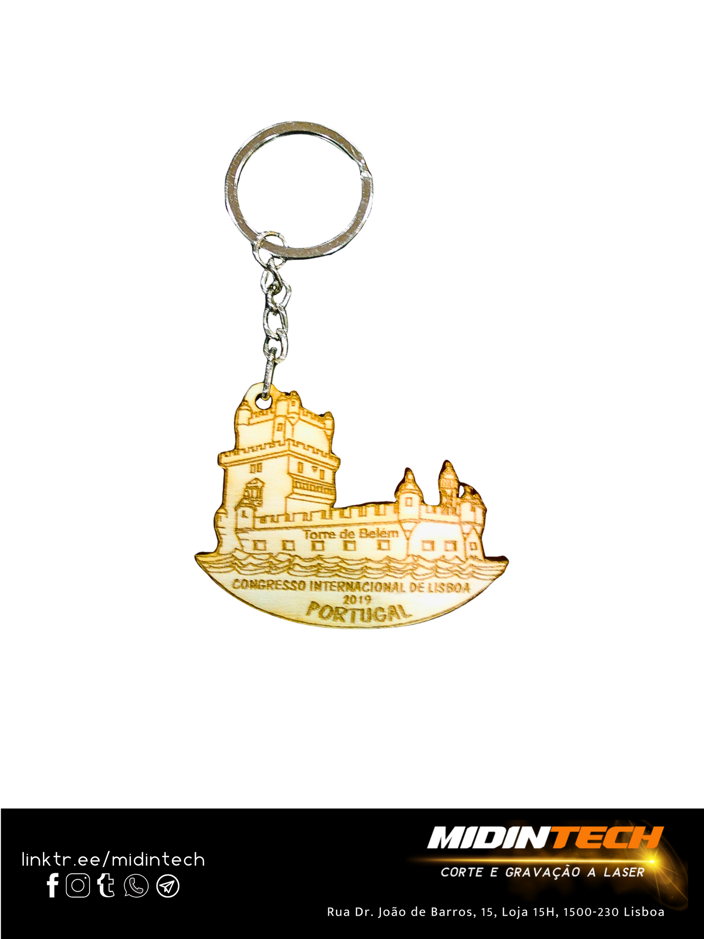 JW6040 | Porta-Chaves Torre de Belém #congresso-1