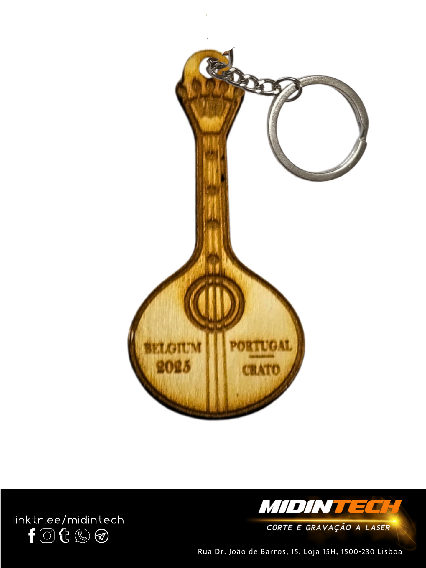 JW6042 | Porta-Chaves Guitarra Portuguesa #congresso-2