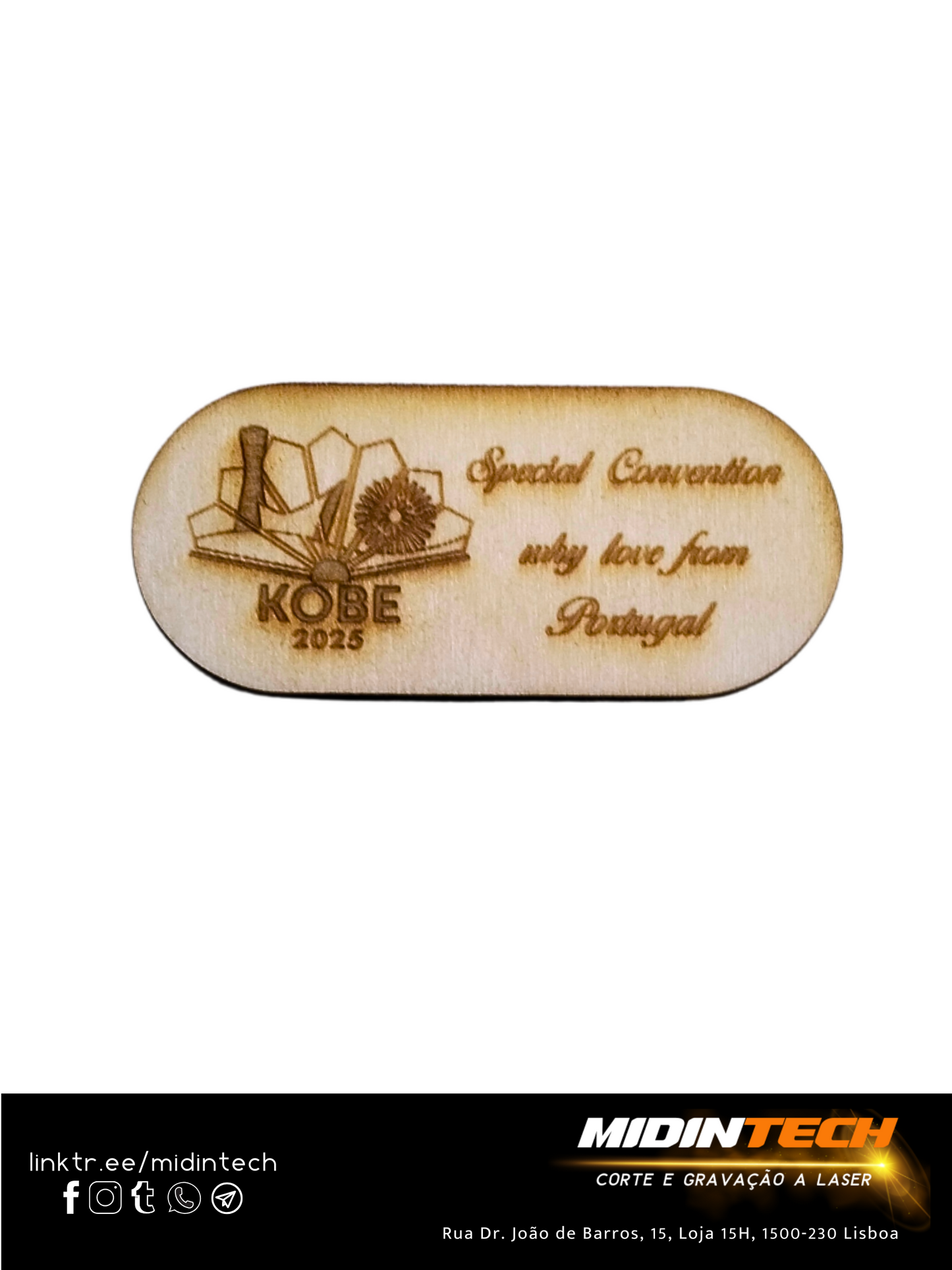 JW7120 | Íman Oval Logo Congresso Especial #Kobe2025