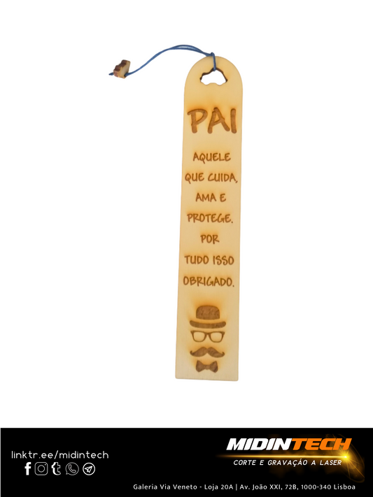 133 | Placa Marcador Livro "PAI-1"