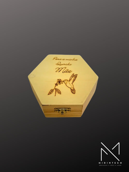 Caixa sextavada clara#CSC07