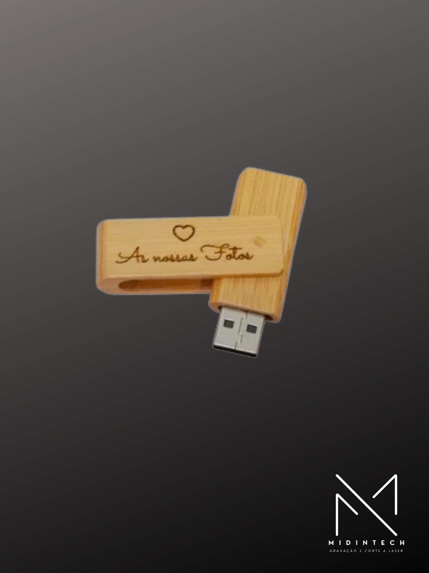 Pen 16GB em madeira#PEN01