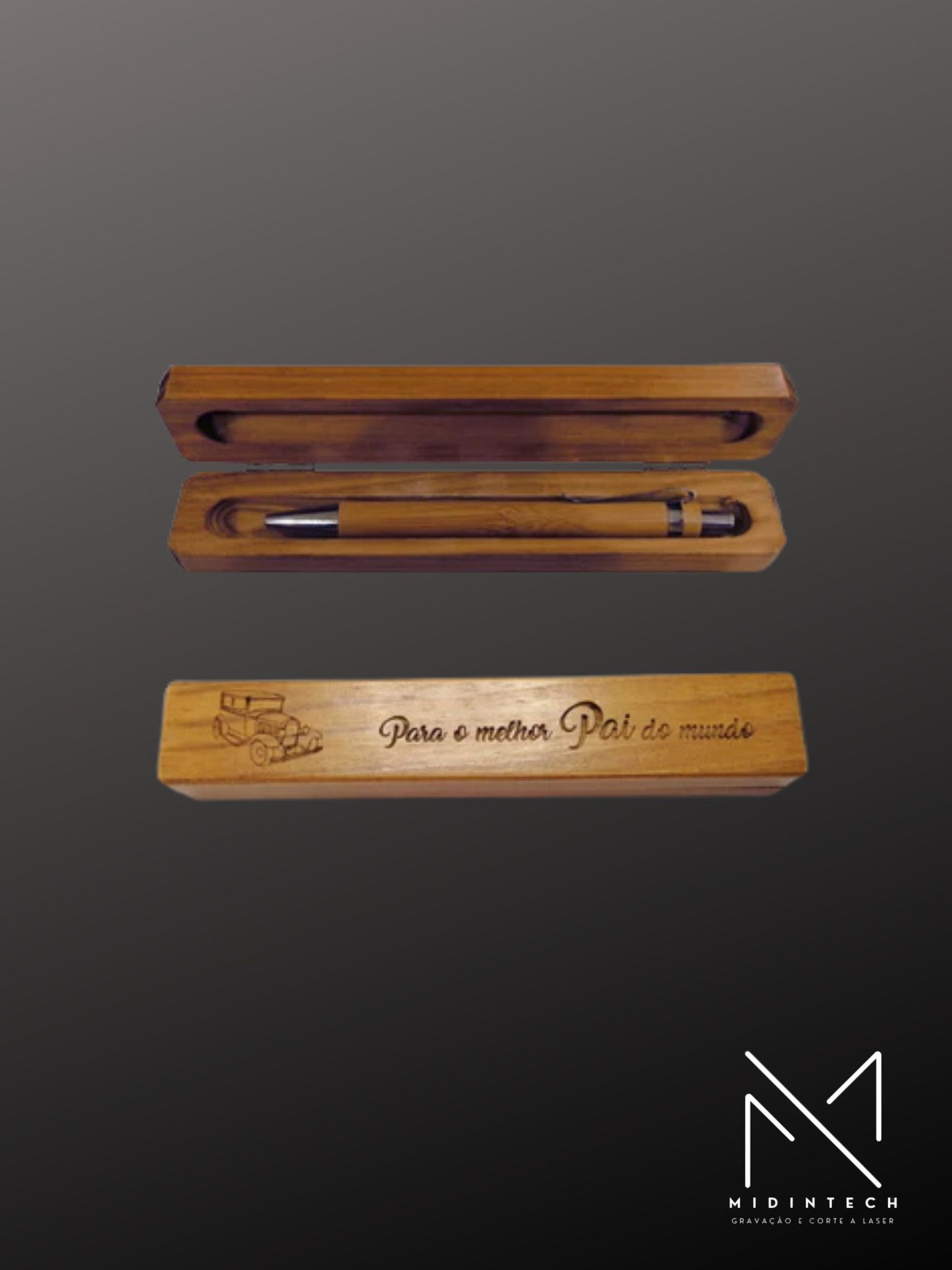 Caixa com caneta escura#CCE03