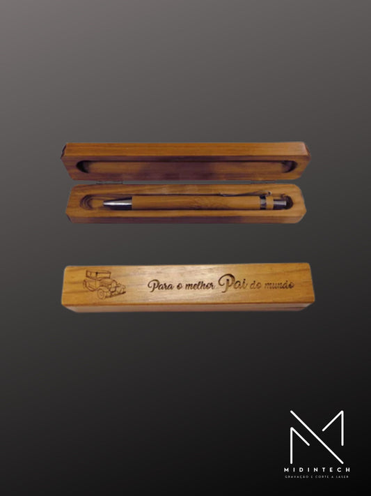 Caixa com caneta escura#CCE03