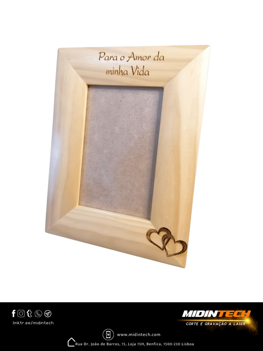 5011 | Moldura 15x20 Clara, Lisa na Vertical #Amor-1