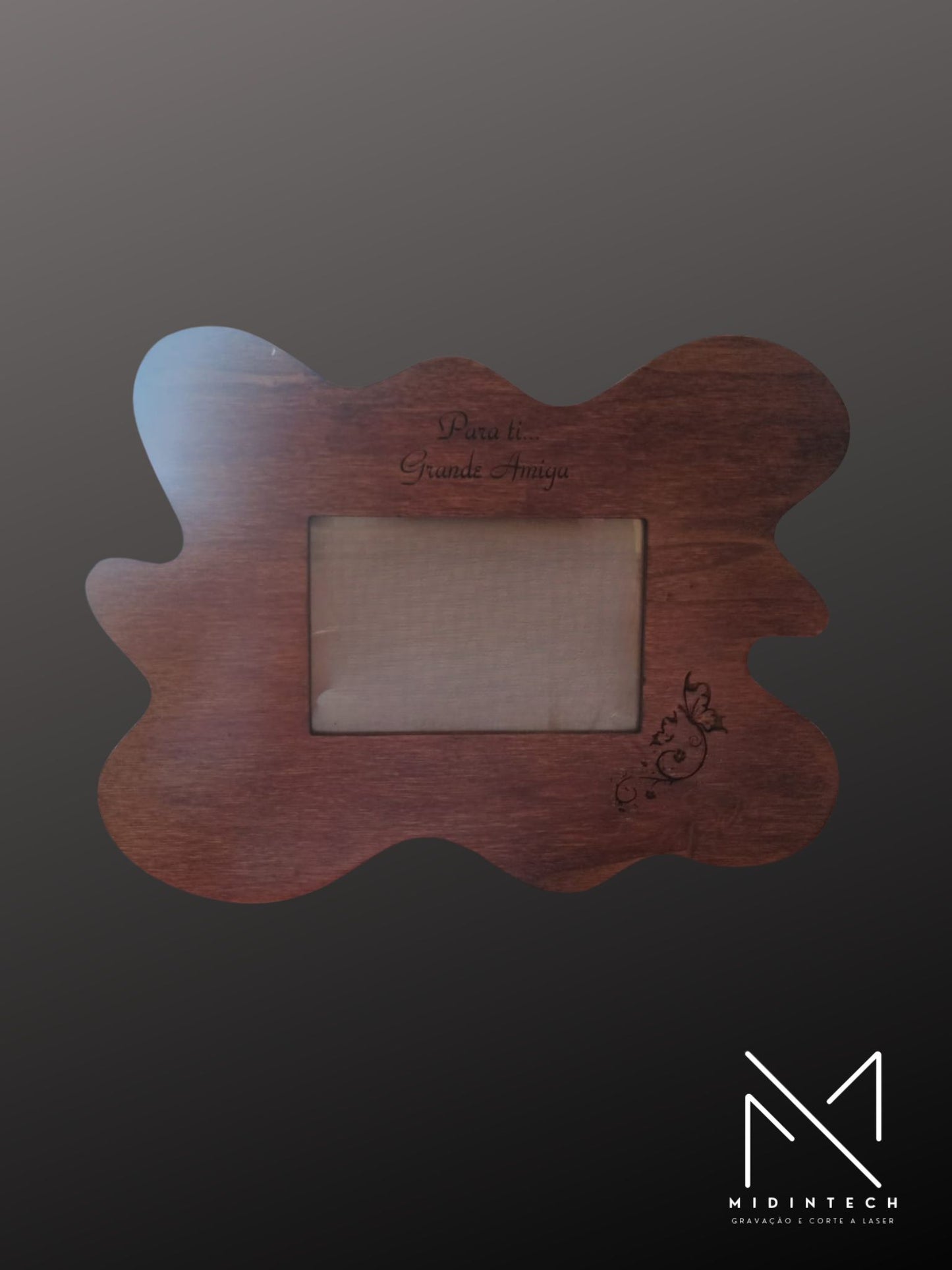 Moldura madeira grande recortada 10X15#MMGR02