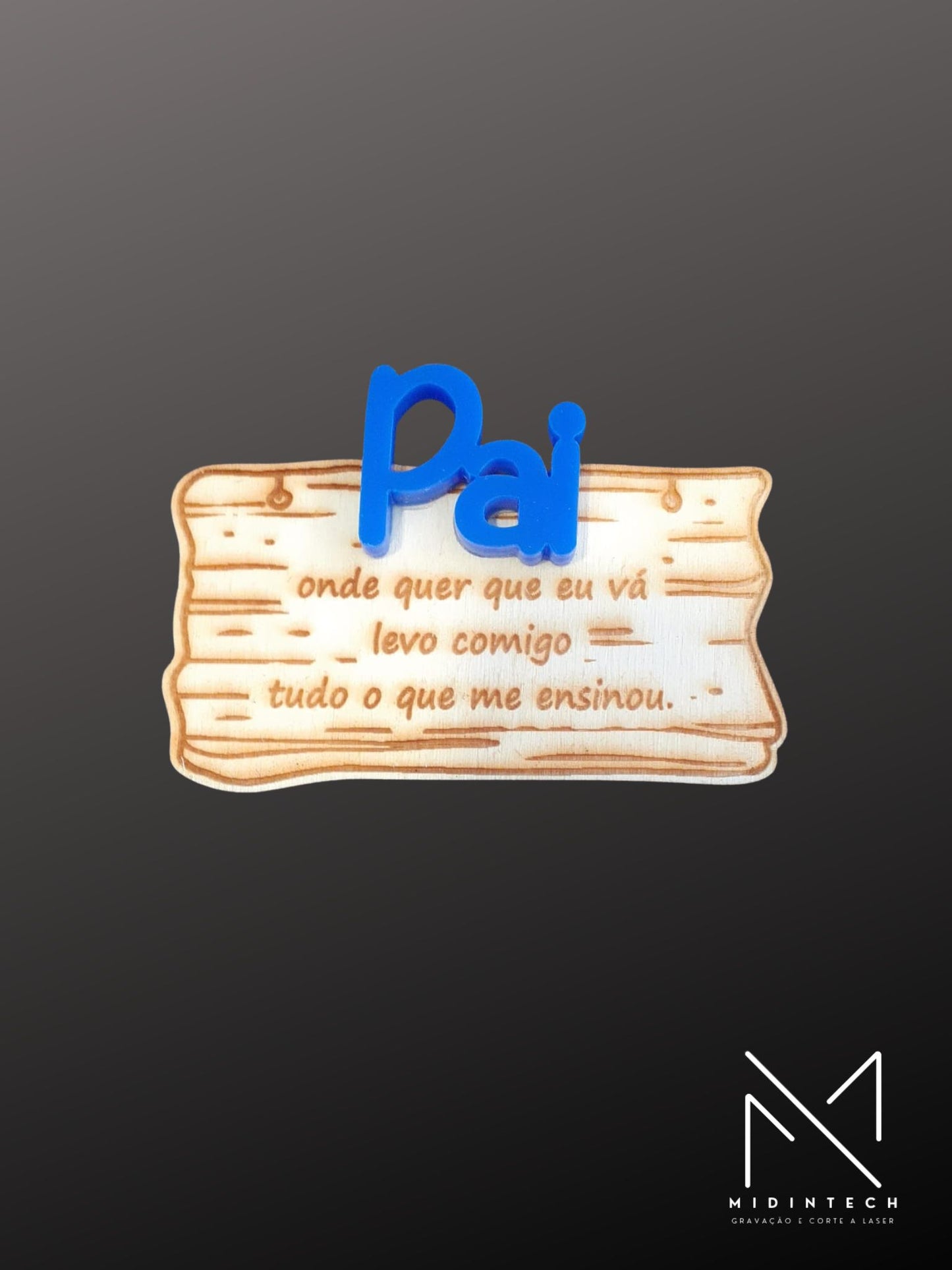 Placa pendurar letras relevo íman#PPLRI01