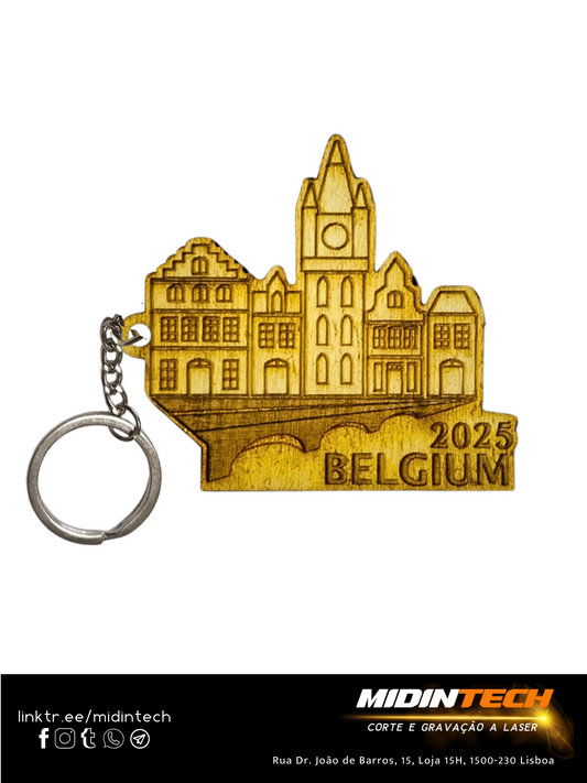 JW6103 | Porta-Chaves Logo Congresso Especial #Ghent2025-1