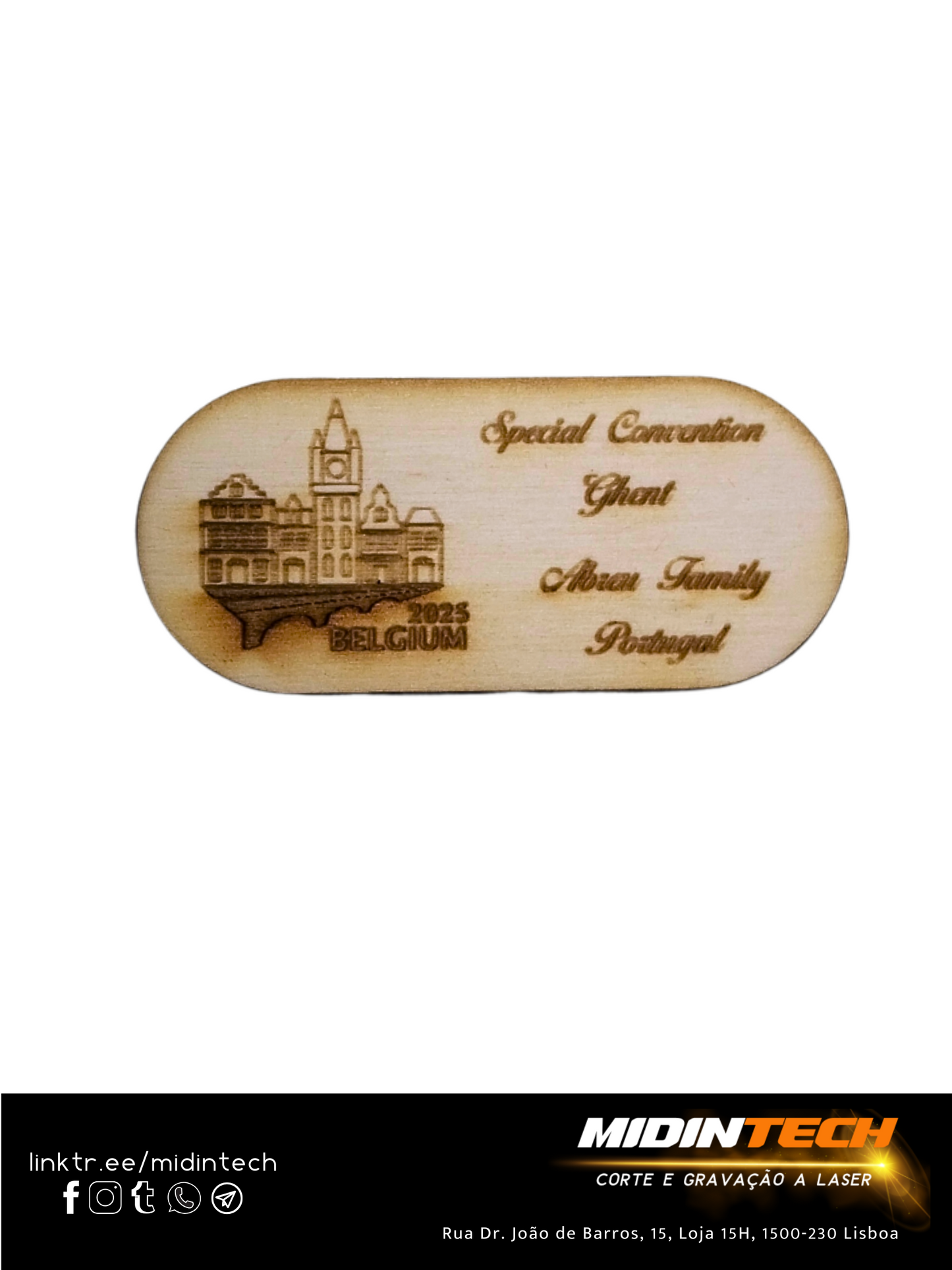 JW7120 | Íman Oval Logo Congresso Especial #Ghent2025