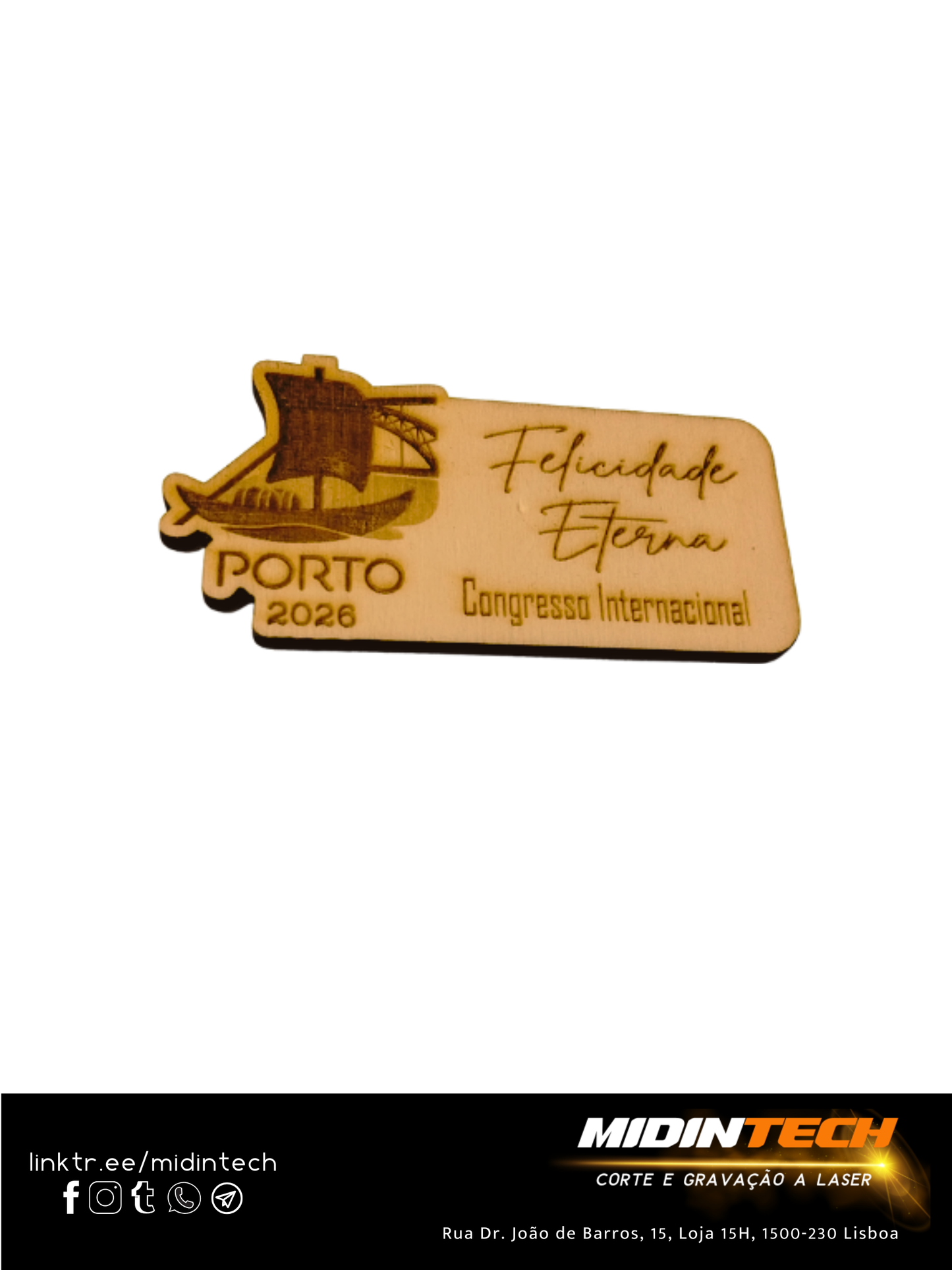 JW7301 | Íman Logo Congresso Especial Tema #Porto2026